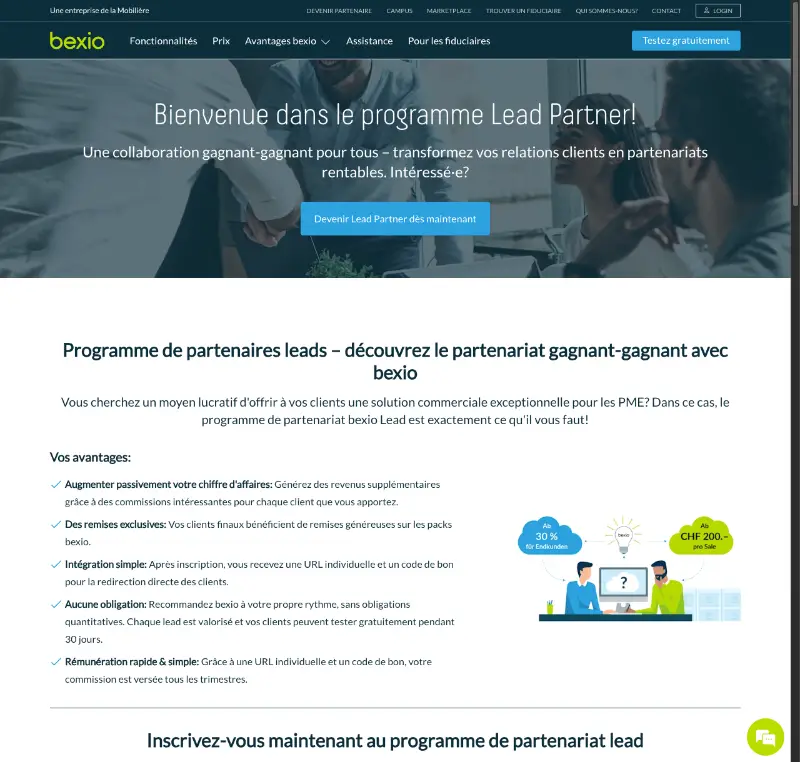 Programme Lead Partner de Bexio